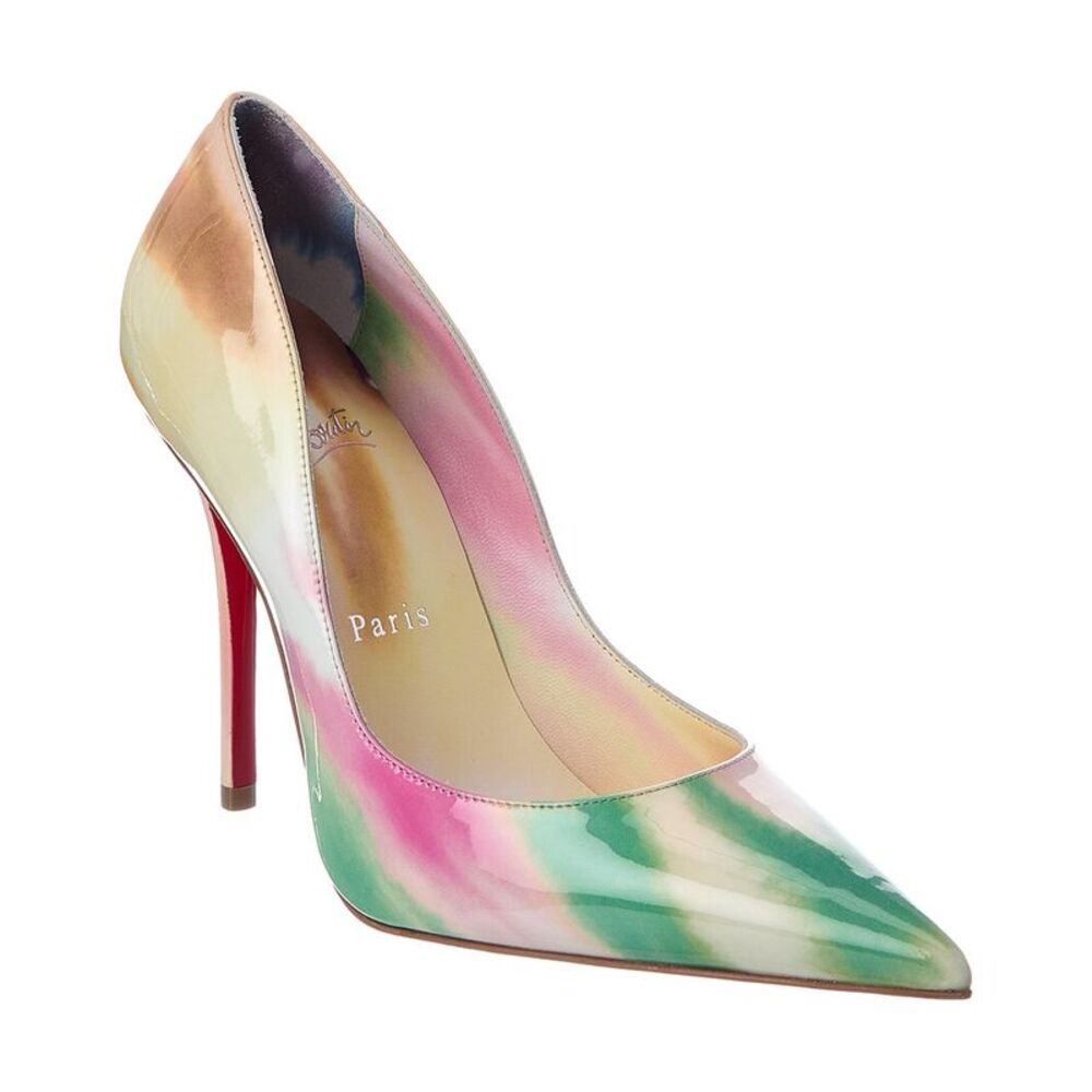 Christian Louboutin Miss Z 100 Patent Pump, White